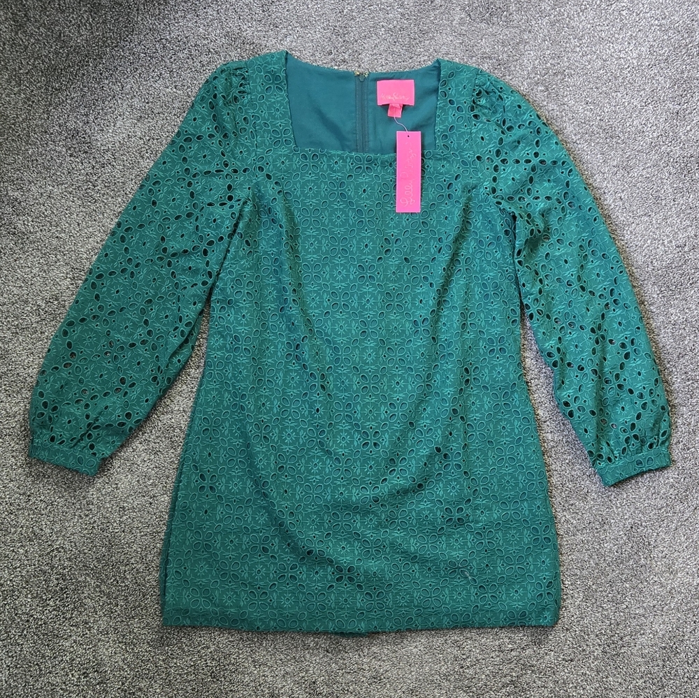 Lilly Pulitzer Sarina Square Neck Romper NEW size 10 - Picture 3 of 12